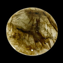 Load image into Gallery viewer, Labradorite Disc Pendant Bead | 45x5mm | Green Black | 1 Bead |