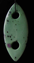 Load image into Gallery viewer, Ruby Zoisite Marquis Centerpiece 77x32mm Pendant Bead 8701E - PremiumBead Alternate Image 3