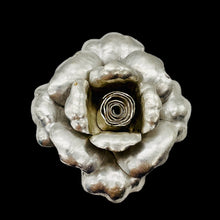 Load image into Gallery viewer, Thai Hill Tribe Sterling Silver Rose Pendant | 47x47x4mm | Silver | 1 Pendant |