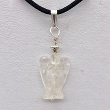 Load image into Gallery viewer, On the Wings of Angels Quartz Sterling Silver 1.5" Long Pendant 509284QZS - PremiumBead Primary Image 1