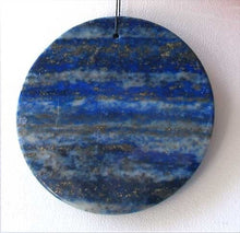 Load image into Gallery viewer, Starry Night Indigo Lapis 50mm Disc Pendant Bead 9358V - PremiumBead Alternate Image 2