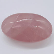 Load image into Gallery viewer, Rose Quartz Oval Meditation Worry Stone | 74x44x32 mm | Pink | 1 Stone |