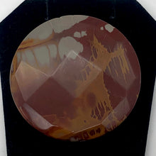 Load image into Gallery viewer, Picture Jasper Round Coin Stone | 50x10mm | Red Gray | 1 Pendant Bead |
