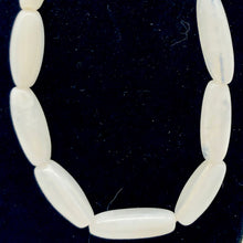 Load image into Gallery viewer, White Onyx 12x5mm to 14x6mm Rice Bead Half-Strand - PremiumBead Alternate Image 9
