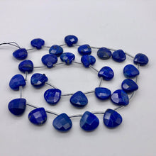 Load image into Gallery viewer, Natural, Untreated Lapis Lazuli Faceted Briolette Bead 8 inch Strand 006856HS - PremiumBead Alternate Image 5