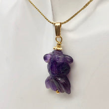Load image into Gallery viewer, Amethyst Goldfish Pendant Necklace | Semi Precious Stone Jewelry | 14k Pendant - PremiumBead Primary Image 1