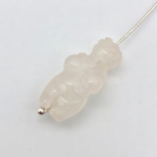 Load image into Gallery viewer, Hand Carved Rose Quartz Goddess of Willendorf Figurine | 20x9x7mm | Pink - PremiumBead Alternate Image 8
