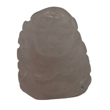 Load image into Gallery viewer, Namaste Rose Quartz Buddha Figurine Worry-Stone | 19x15x9mm | Pink