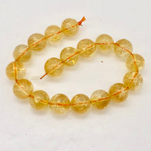 Load image into Gallery viewer, Citrine Stone Half Strand Round | 10mm | Gold | 18 Bead(s)