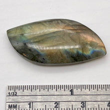 Load image into Gallery viewer, Labradorite Spectrolite Free Form Pendant Bead | 40x20x7mm | Golden Blue |