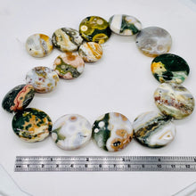Load image into Gallery viewer, Ocean Jasper Graduated Round | 21x9 to 32x9 mm | Multi-color | 15 Beads