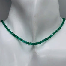Load image into Gallery viewer, Emerald Graduated Faceted 17" Strand Rondell | 2-3 mm | Green | 300 Beads |