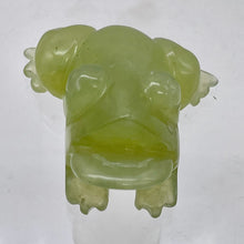 Load image into Gallery viewer, Jade Money Frog Carving | 2" Long | Green | 1 Figurine |