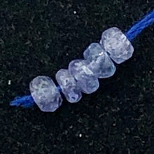 Load image into Gallery viewer, Tanzanite Faceted From 3x1.25mm to 2.5x1mm Roundel Bead 15 inch Strand 109713