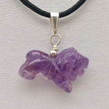 Load image into Gallery viewer, Hand Carved Roaring Lion and Sterling Silver Pendant | 1 1/8" Long | 509295AMLS - PremiumBead Alternate Image 3