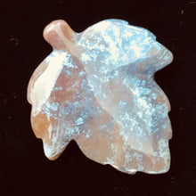 Load image into Gallery viewer, Natural Ocean Jasper Carved Leaf Centerpiece Bead | 46x40x5 mm | 1 Bead |