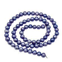 Load image into Gallery viewer, Fantastic Lavender Lilac Fresh Water Pearl Strand | Approx 57 Pearls | 6mm |
