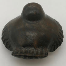 Load image into Gallery viewer, Carved Wren Dark Teak Ojime/Netsuke Bead - PremiumBead Alternate Image 4