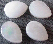 Load image into Gallery viewer, 4 White Ebony Faceted Shell 10x7mm Briolette Beads 4331 - PremiumBead Primary Image 1