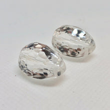 Load image into Gallery viewer, 2 Sparkling Designer Faceted Quartz 18x13mm Beads 009397 - PremiumBead Primary Image 1