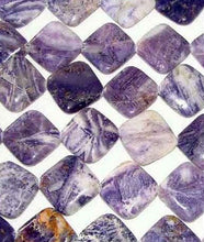 Load image into Gallery viewer, 2 Purple Flower Sodalite 20x20mm Pendant Beads 8415 - PremiumBead Alternate Image 2