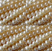 Load image into Gallery viewer, Natural Creamy White High Luster 4x3mm Freshwater Pearl Strand 103127 - PremiumBead Primary Image 1