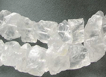 Load image into Gallery viewer, 2 Natural Raw Quartz Crystal Beads 009109 - PremiumBead Primary Image 1
