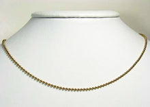 Load image into Gallery viewer, Italian! 18" Vermeil 1.5mm Bead Chain 110014A - PremiumBead Alternate Image 2