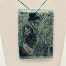 Load image into Gallery viewer, Galaxy Green Kambaba Jasper Pendant Bead 4964AI - PremiumBead Primary Image 1