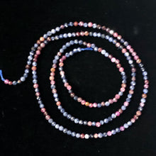 Load image into Gallery viewer, Sapphire Faceted Strand Round | 2 mm | Blue/Red/Pink | 210 Beads |