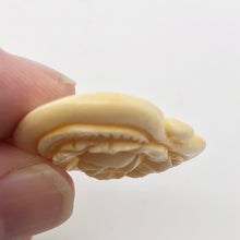 Load image into Gallery viewer, Elegant Carved Waterbuffalo Bone Rose Heart Bead 9646B - PremiumBead Alternate Image 10
