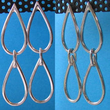 Load image into Gallery viewer, Sexy 925 Sterling Silver Designer Drop/Dangle Earrings 10123B - PremiumBead Primary Image 1