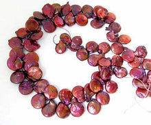 Load image into Gallery viewer, Blood Oranges 4 FW Coin Pearl Pendant Beads 7278 - PremiumBead Alternate Image 2
