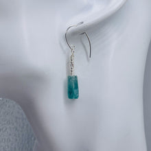 Load image into Gallery viewer, Fluorite Sterling Silver Drop/Dangle Earrings | 1 1/2" Long | Blue | 1 Pair |