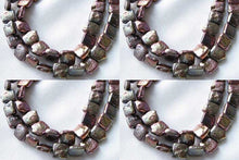 Load image into Gallery viewer, Rare Peacock Bronze Square Coin FW Pearl Strand 109454 - PremiumBead Primary Image 1