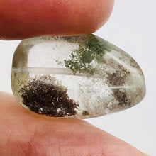 Load image into Gallery viewer, Lodalite Quartz Oval Pendant Bead | 27x24x14 mm | Clear Included | 1 Bead |
