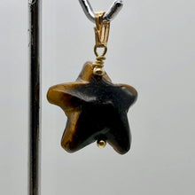 Load image into Gallery viewer, Tiger Eye Starfish Pendant Necklace | Semi Precious Stone | 14k gf Pendant - PremiumBead Alternate Image 6