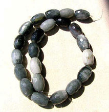 Load image into Gallery viewer, Cat's Eye Chrysoberyl Quartz Faceted 16-18x12mm Barrel Bead Strand 107519 - PremiumBead Primary Image 1