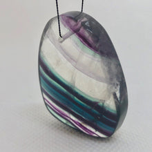 Load image into Gallery viewer, Fluorite Freeform Pendant Bead Clear/Purple/Teal 5432O - PremiumBead Primary Image 1
