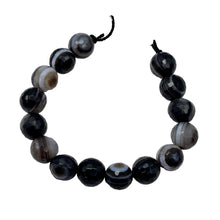 Load image into Gallery viewer, 15 Sardonyx Faceted 7.5mm Round &quot;Eye&quot; Beads10275
