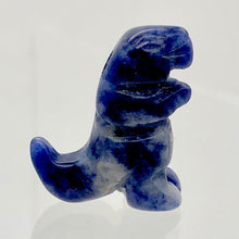 Load image into Gallery viewer, Hand Carved Sodalite Tyrannosaurus Rex Figurine | 20x15x7mm | Blue White