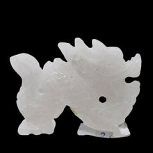Load image into Gallery viewer, White Jade Standing Dragon Carving | 44x33x11mm | White | 1 Figurine |