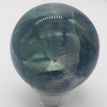 Load image into Gallery viewer, Fluorite Scry Sphere Round Meditation | 2" | Green/Purple | 1 Sphere |