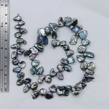 Load image into Gallery viewer, Design Platinum Rose Petal Keishi Fresh Water Pearl Strand 109050