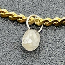 Load image into Gallery viewer, Diamond w/Loop .22 cts Teardrop | 3x2 mm | Green | 1 Pendant|