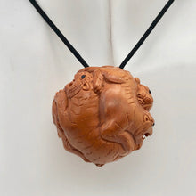 Load image into Gallery viewer, Carved & Signed Tiger Sphere Boxwood Netsuke - PremiumBead Alternate Image 9