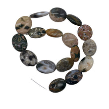 Load image into Gallery viewer, Ocean Jasper Graduated Oval | 27x21 to 22x16x8 mm | Multi-color | 17 Beads