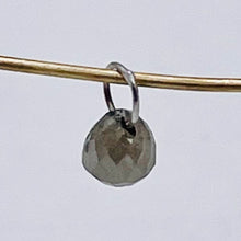 Load image into Gallery viewer, Diamond w/Loop .27 cts Teardrop | 3x3 mm. | Green | 1 Pendant |
