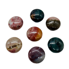 Load image into Gallery viewer, Exotic 7 Imperial Jasper 14mm Coin Beads 9594