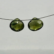 Load image into Gallery viewer, Tourmaline Pair Faceted Briolette Gemstones | 6.5x8x3mm | Green Blue | 1 Pair |